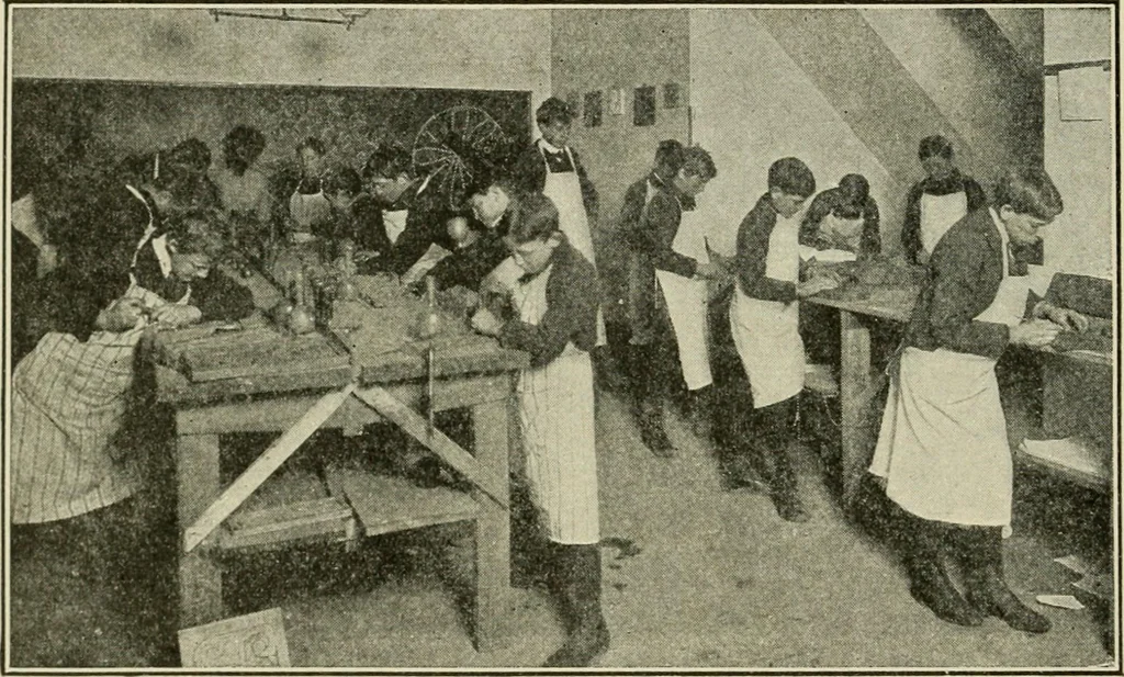 An illustration from Social activities for men and boys, 1913, leaf 237