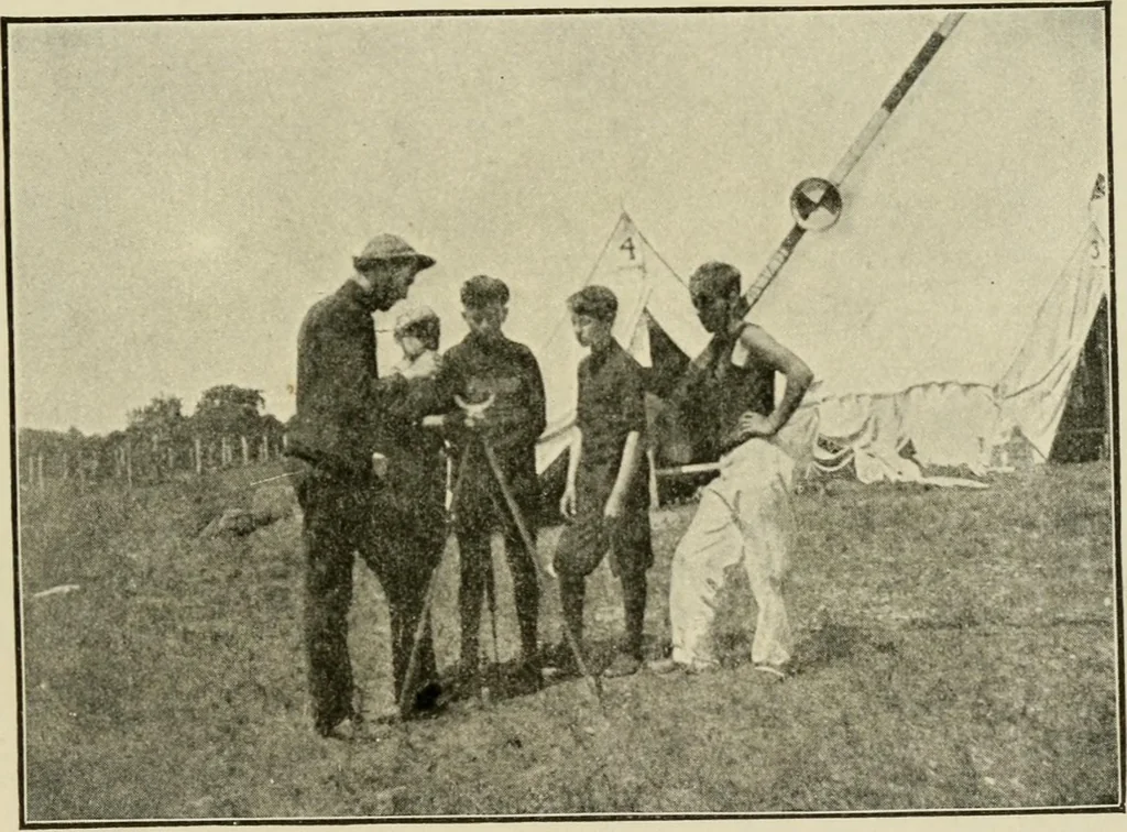 An illustration from Social activities for men and boys, 1913, leaf 238