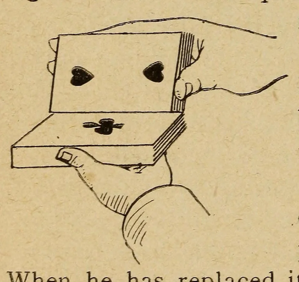 An illustration from Social card games, 1891, leaf 118
