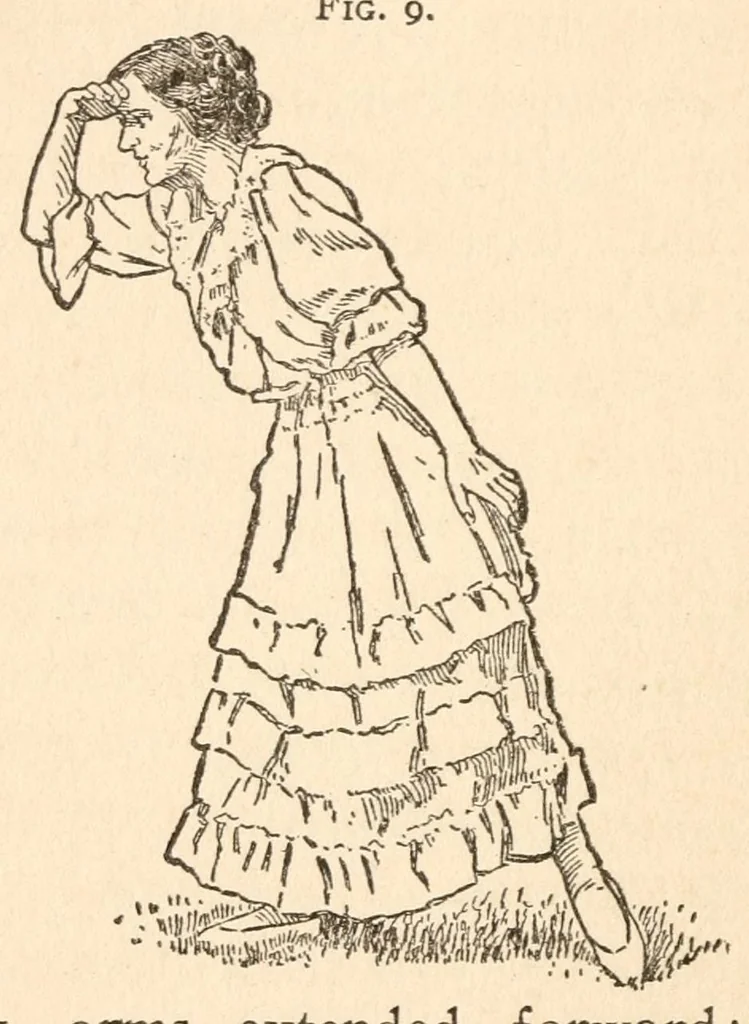 An illustration from Social games and dances : a collection of games and dances suitable for community and social use, 1919, leaf 42