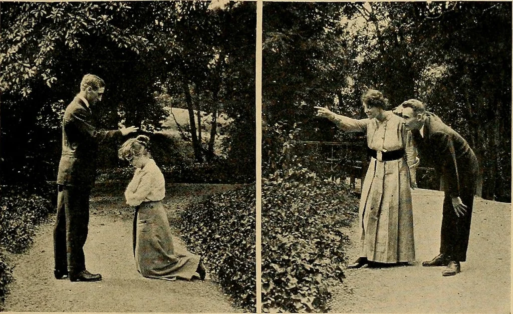 An illustration from Social games and group dances; a collection of games and dances suitable for community and social use, 1919, leaf 32