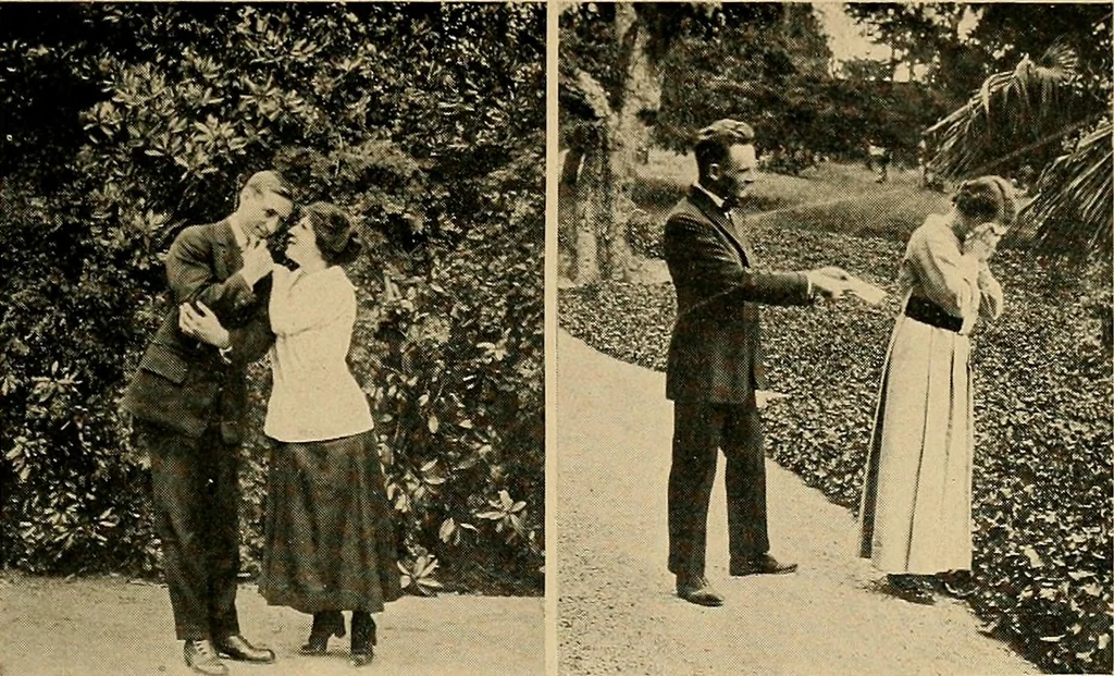 An illustration from Social games and group dances; a collection of games and dances suitable for community and social use, 1919, leaf 36
