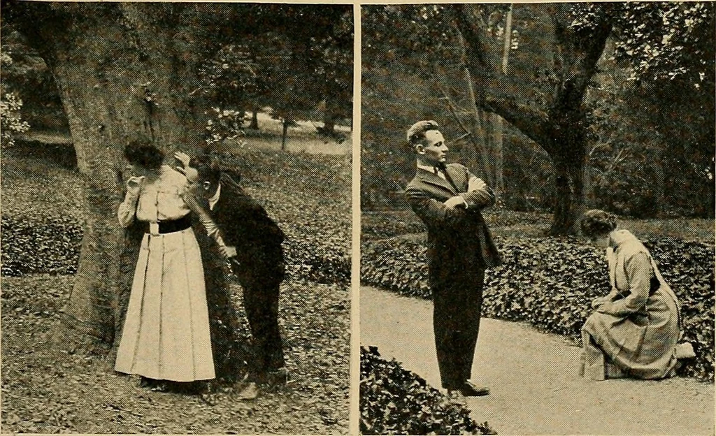 An illustration from Social games and group dances; a collection of games and dances suitable for community and social use, 1919, leaf 36