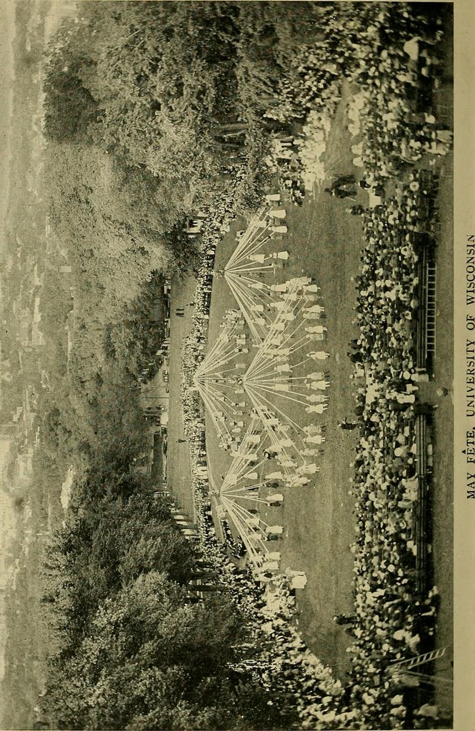 An illustration from Social games and group dances; a collection of games and dances suitable for community and social use, 1919, leaf 7