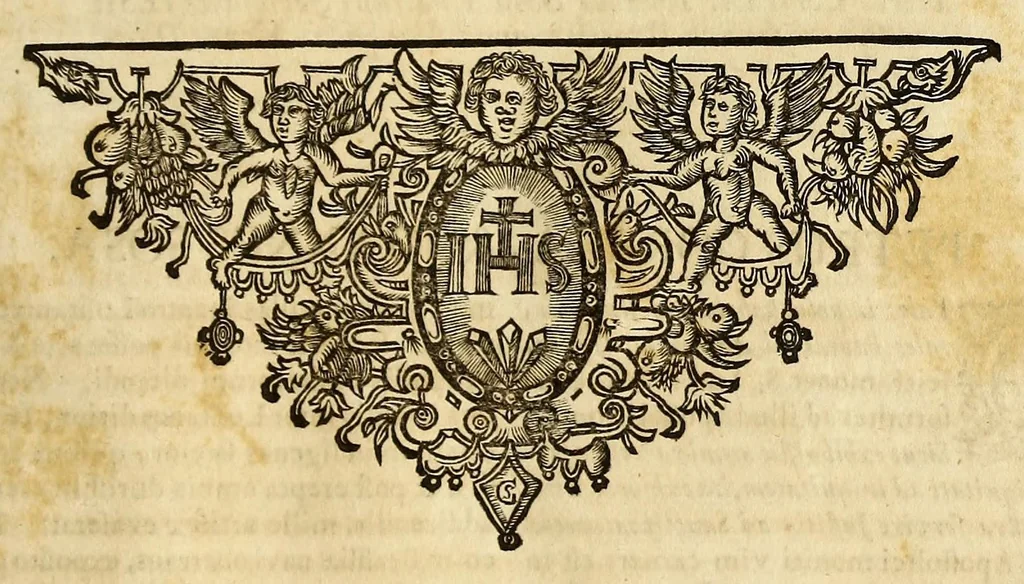 An illustration from Societas Jesu usque ad sanguinis et vitae profusionem militans, in Europa, Africa, Asia, et America, contra gentiles, Mahometanos, Judaeos, Haereticos, impios, pro Deo, fide, ecclesia, pietate. : Sive Vita, et mors eorum, qui ex Societate Jesu in causa fidei, & virtutis propugnatae, violentâ morte toto orbe sublati sunt., 1675, leaf 461