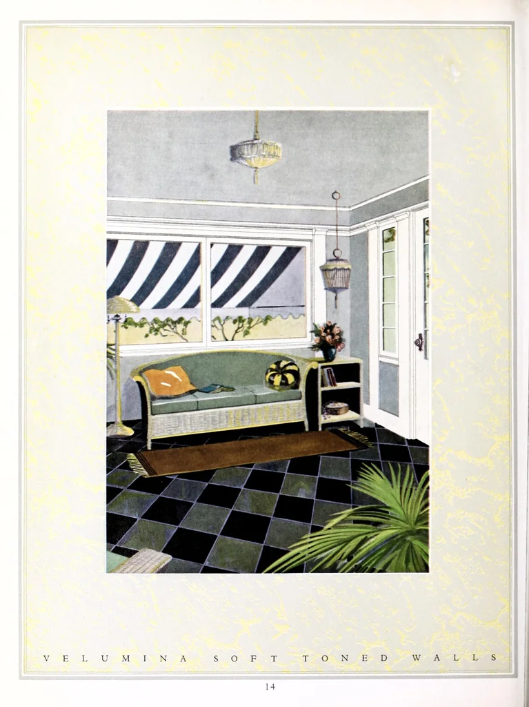 An illustration from Soft toned walls., 1920, leaf 16