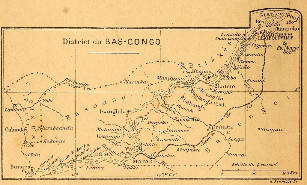 An illustration from Soldats et missionnaires au Congo de 1891 à 1894, 1896, leaf 128