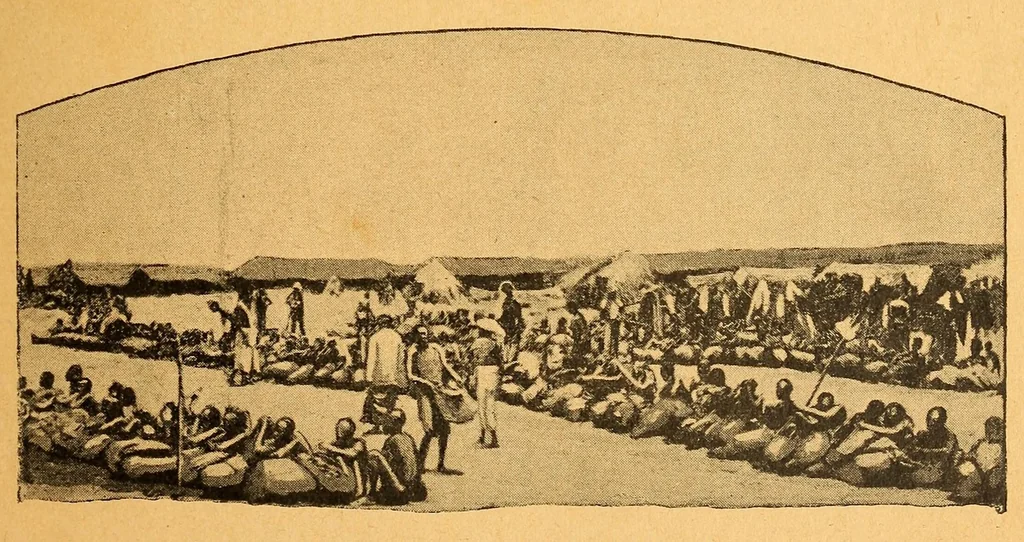 An illustration from Soldats et missionnaires au Congo de 1891 à 1894, 1896, leaf 137