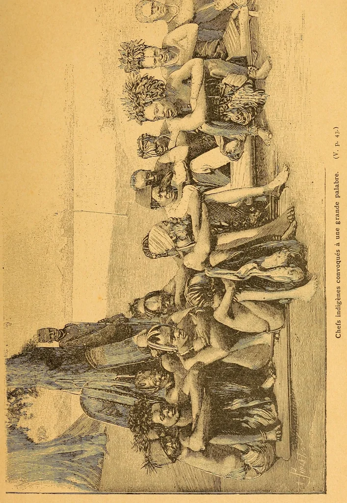 An illustration from Soldats et missionnaires au Congo de 1891 à 1894, 1896, leaf 59