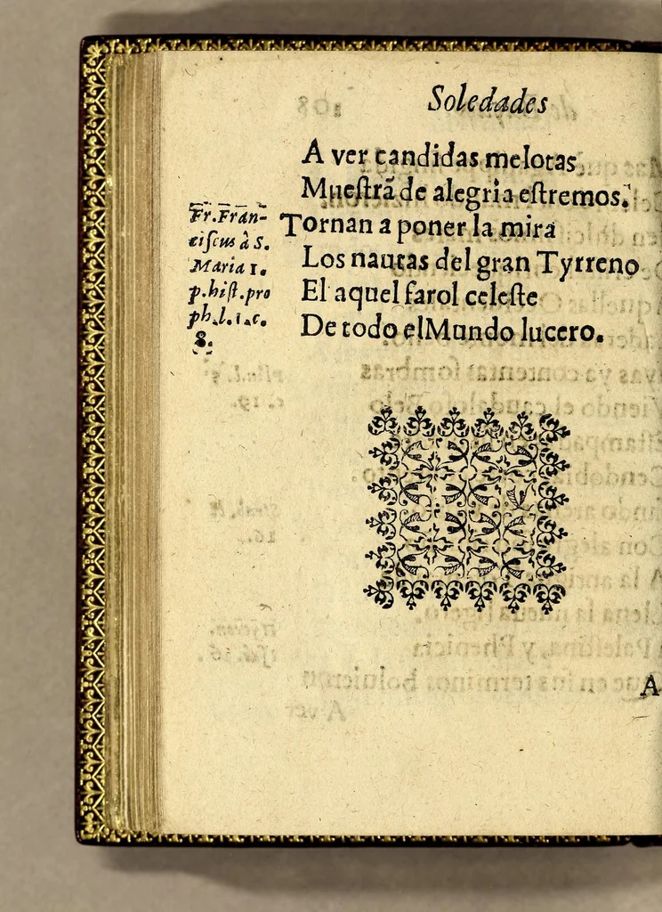 An illustration from Soledades de Buçaco, 1634, leaf 240