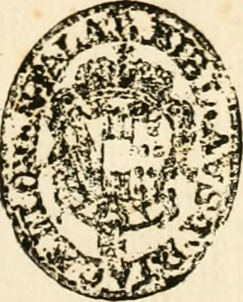 An illustration from Solenni esequie celebrate nel Duomo di Firenze per la morte dell' augustissimo imperatore Francesco Primo, Duca di Lorena e di Bar, Gran-Duca di Toscana &c. &c. &c., ordinate da S.A.R. Pietro Leopoldo, Arciduca d'Austria, Principe Reale di Ungheria e di Boemia, Gran-Duca di Toscana &c. &c, 1765, leaf 6
