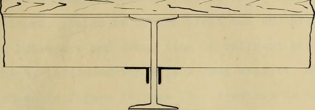 An illustration from Solid floors : railroad bridges, 1913, leaf 72