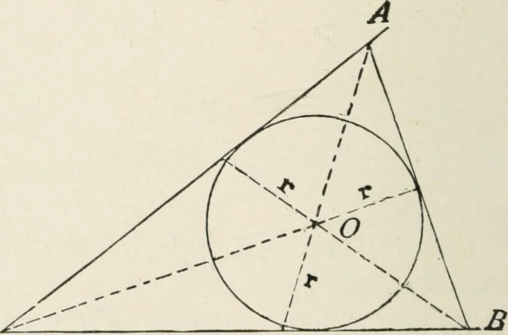 An illustration from Plane and solid geometry, 1908, leaf 119