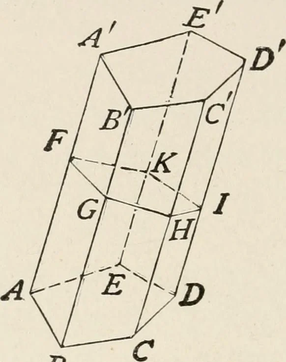 An illustration from Plane and solid geometry, 1908, leaf 181