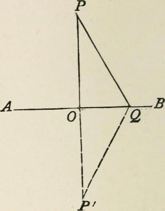 An illustration from Plane and solid geometry, 1908, leaf 25