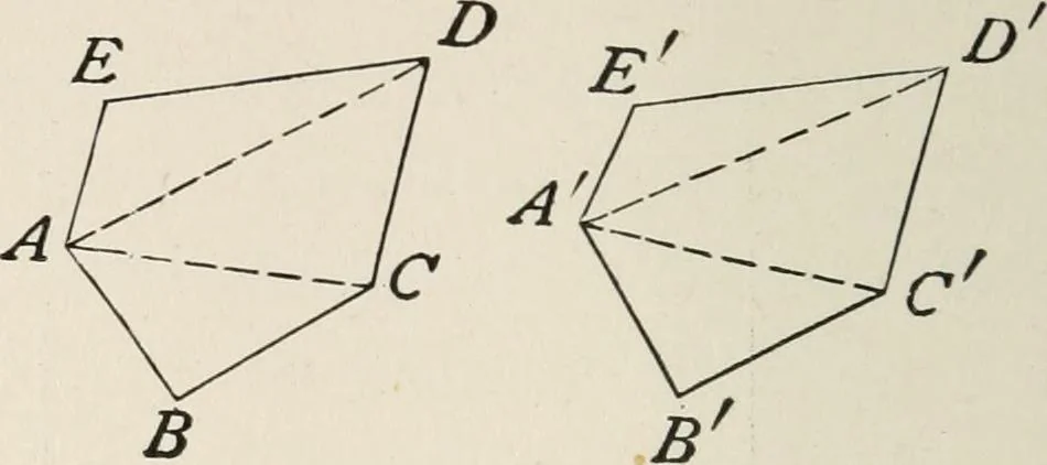 An illustration from Plane and solid geometry, 1908, leaf 55