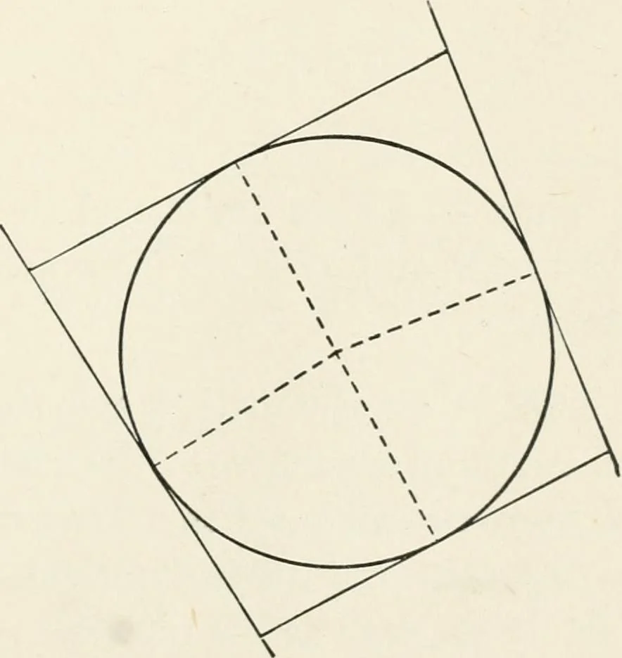 An illustration from Plane and solid geometry, 1908, leaf 68