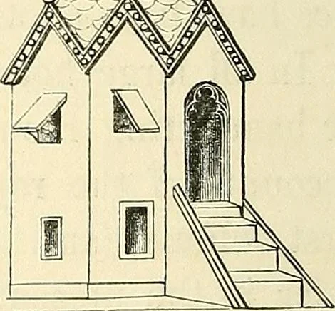 An illustration from Some account of domestic architecture in England from Edward I to Richard II, with notices of foreign examples and numerous illustrations of existing remains from original drawings, 1882, leaf 125