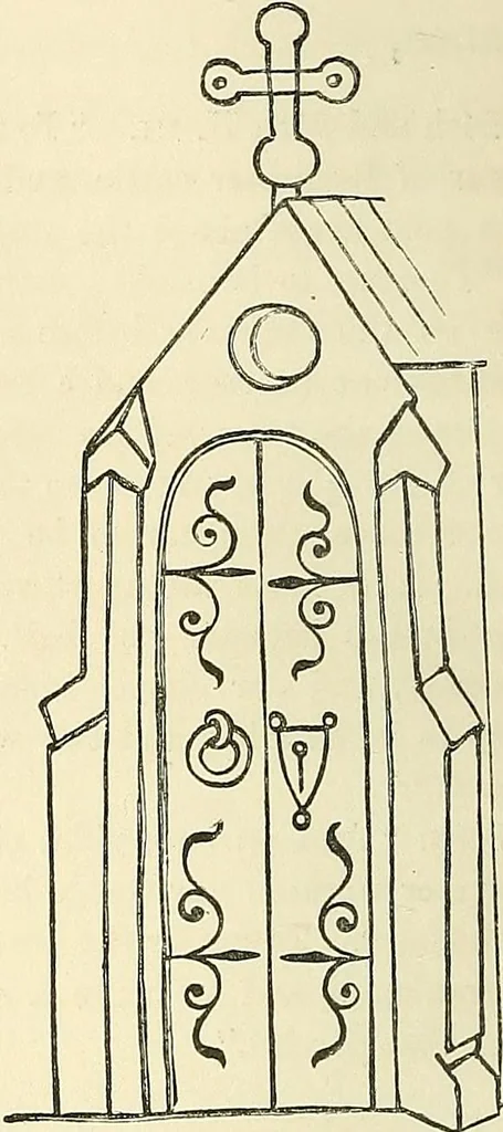 An illustration from Some account of domestic architecture in England from Edward I to Richard II, with notices of foreign examples and numerous illustrations of existing remains from original drawings, 1882, leaf 127