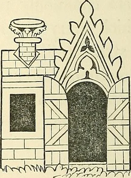 An illustration from Some account of domestic architecture in England from Edward I to Richard II, with notices of foreign examples and numerous illustrations of existing remains from original drawings, 1882, leaf 127