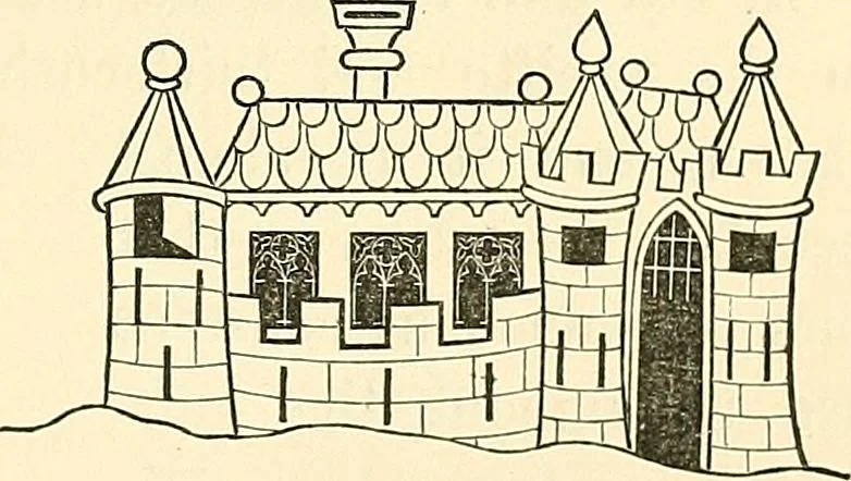 An illustration from Some account of domestic architecture in England from Edward I to Richard II, with notices of foreign examples and numerous illustrations of existing remains from original drawings, 1882, leaf 142