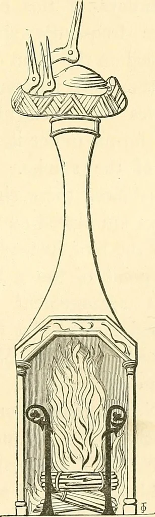 An illustration from Some account of domestic architecture in England from Edward I to Richard II, with notices of foreign examples and numerous illustrations of existing remains from original drawings, 1882, leaf 146