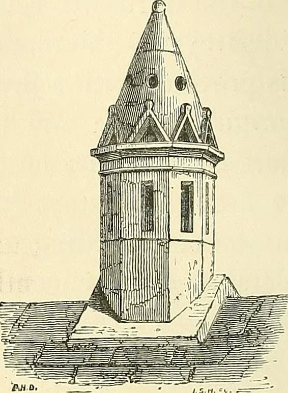 An illustration from Some account of domestic architecture in England from Edward I to Richard II, with notices of foreign examples and numerous illustrations of existing remains from original drawings, 1882, leaf 147