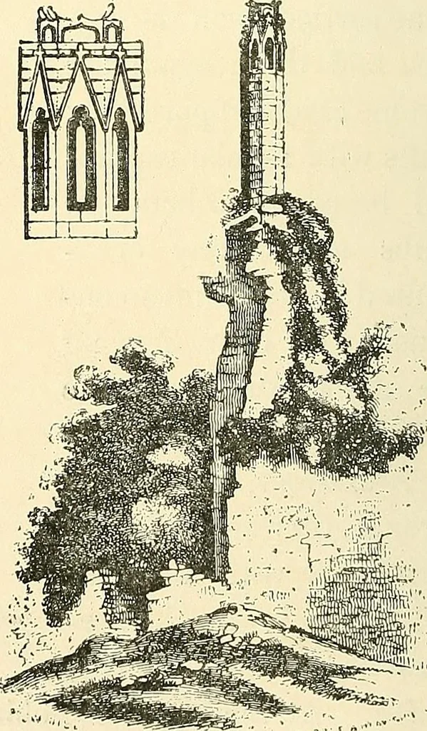 An illustration from Some account of domestic architecture in England from Edward I to Richard II, with notices of foreign examples and numerous illustrations of existing remains from original drawings, 1882, leaf 147