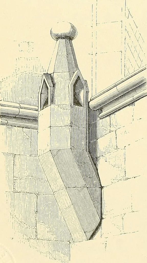 An illustration from Some account of domestic architecture in England from Edward I to Richard II, with notices of foreign examples and numerous illustrations of existing remains from original drawings, 1882, leaf 149