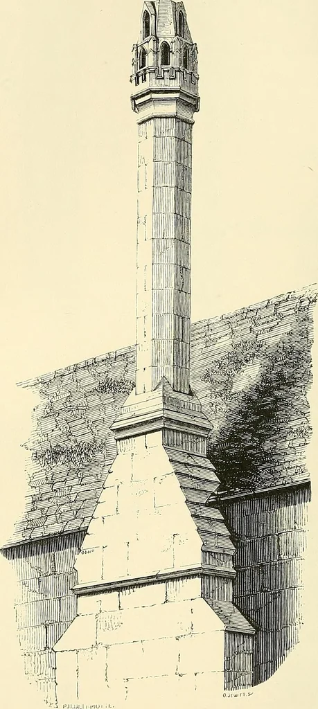 An illustration from Some account of domestic architecture in England from Edward I to Richard II, with notices of foreign examples and numerous illustrations of existing remains from original drawings, 1882, leaf 151