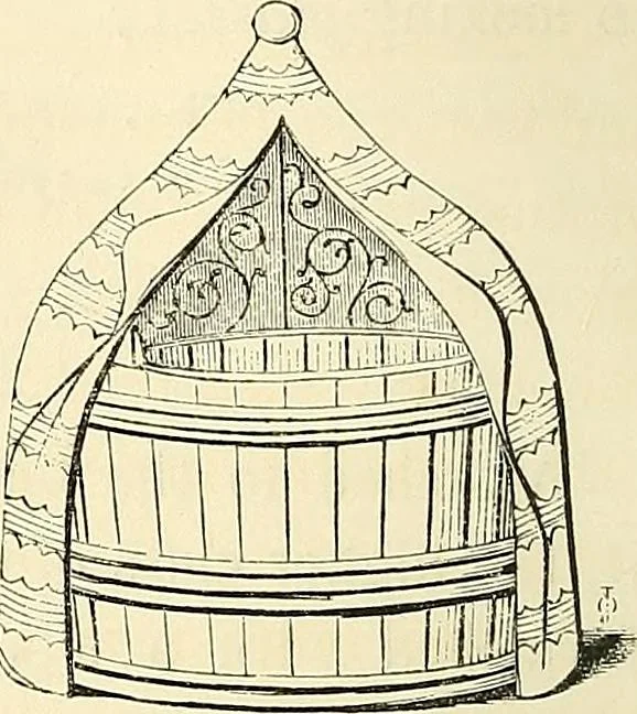 An illustration from Some account of domestic architecture in England from Edward I to Richard II, with notices of foreign examples and numerous illustrations of existing remains from original drawings, 1882, leaf 167