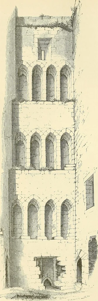 An illustration from Some account of domestic architecture in England from Edward I to Richard II, with notices of foreign examples and numerous illustrations of existing remains from original drawings, 1882, leaf 179