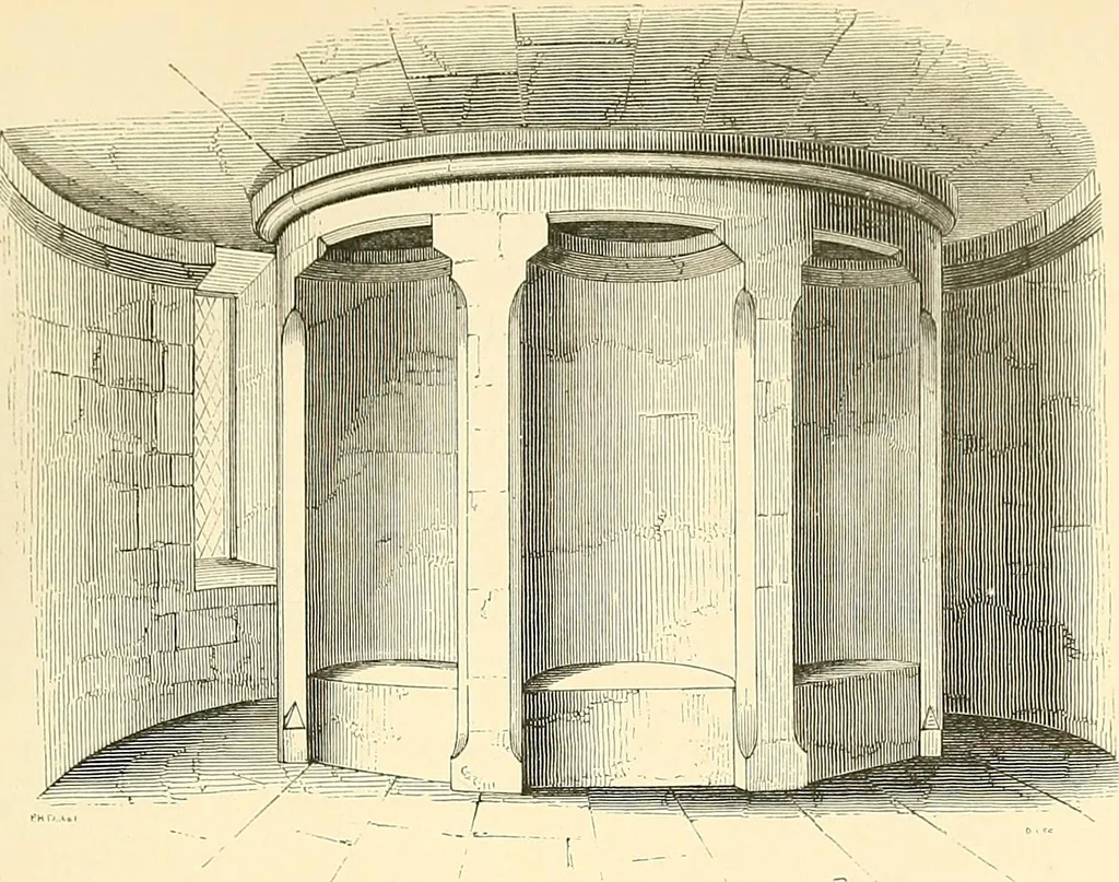 An illustration from Some account of domestic architecture in England from Edward I to Richard II, with notices of foreign examples and numerous illustrations of existing remains from original drawings, 1882, leaf 182