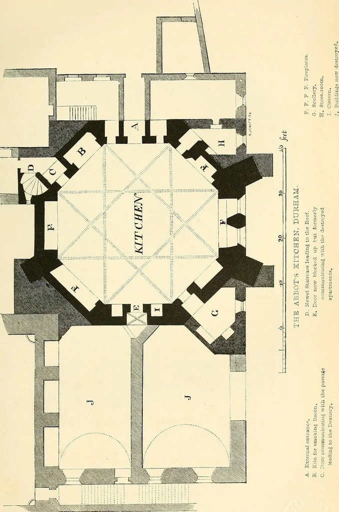 An illustration from Some account of domestic architecture in England from Edward I to Richard II, with notices of foreign examples and numerous illustrations of existing remains from original drawings, 1882, leaf 192