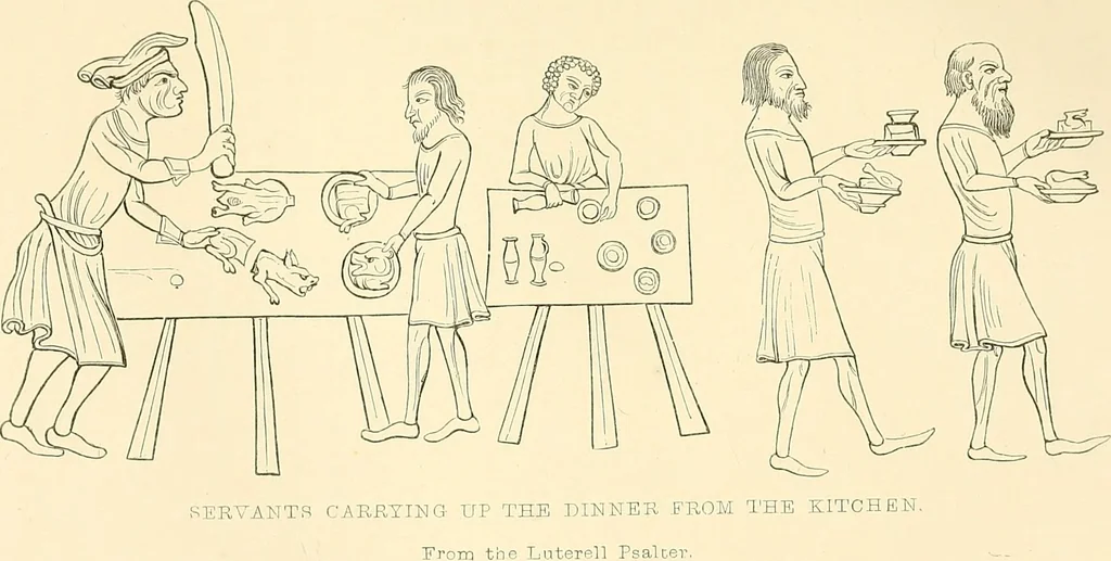 An illustration from Some account of domestic architecture in England from Edward I to Richard II, with notices of foreign examples and numerous illustrations of existing remains from original drawings, 1882, leaf 200