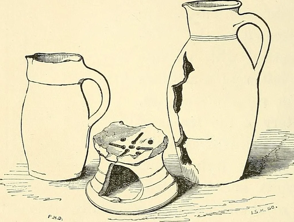 An illustration from Some account of domestic architecture in England from Edward I to Richard II, with notices of foreign examples and numerous illustrations of existing remains from original drawings, 1882, leaf 203