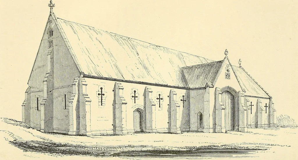 An illustration from Some account of domestic architecture in England from Edward I to Richard II, with notices of foreign examples and numerous illustrations of existing remains from original drawings, 1882, leaf 233