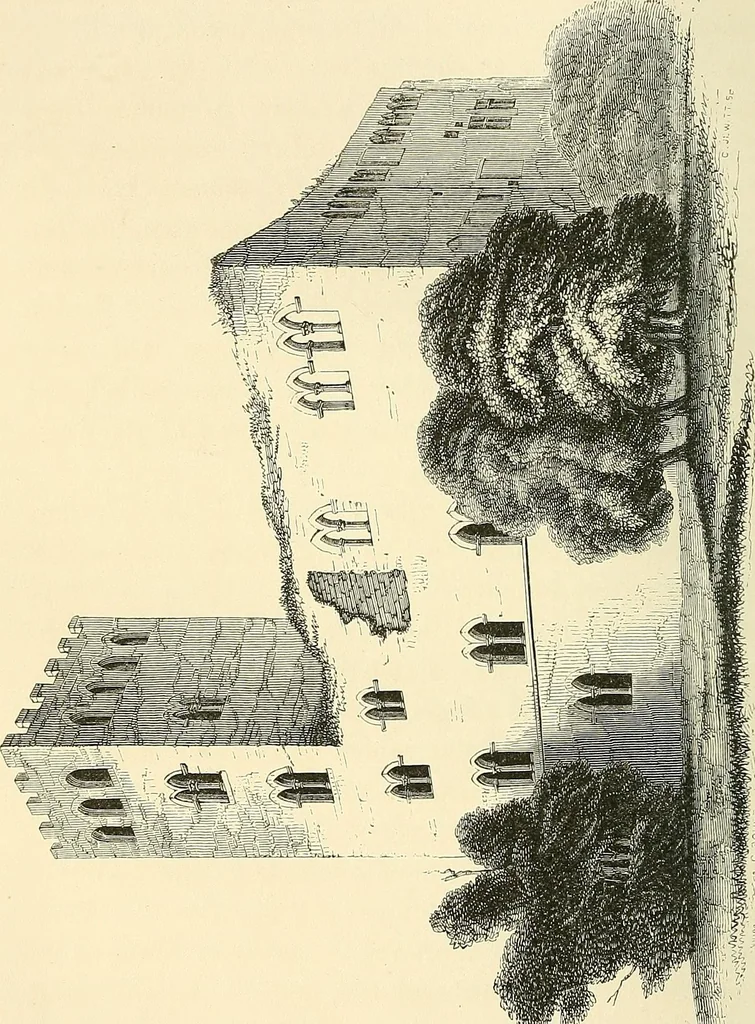 An illustration from Some account of domestic architecture in England from Edward I to Richard II, with notices of foreign examples and numerous illustrations of existing remains from original drawings, 1882, leaf 277