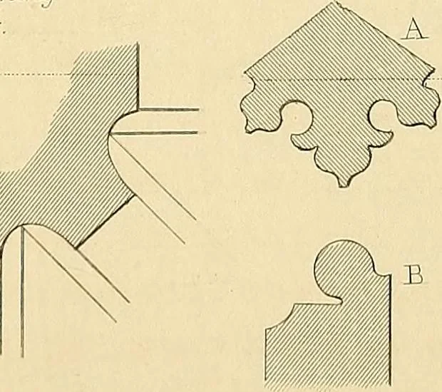 An illustration from Some account of domestic architecture in England from Edward I to Richard II, with notices of foreign examples and numerous illustrations of existing remains from original drawings, 1882, leaf 285