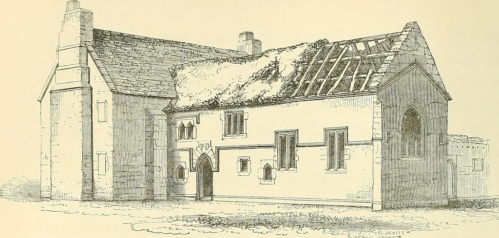 An illustration from Some account of domestic architecture in England from Edward I to Richard II, with notices of foreign examples and numerous illustrations of existing remains from original drawings, 1882, leaf 309