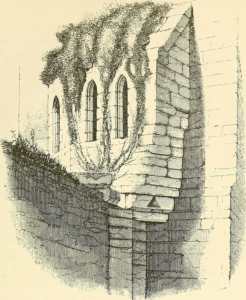 An illustration from Some account of domestic architecture in England from Edward I to Richard II, with notices of foreign examples and numerous illustrations of existing remains from original drawings, 1882, leaf 320