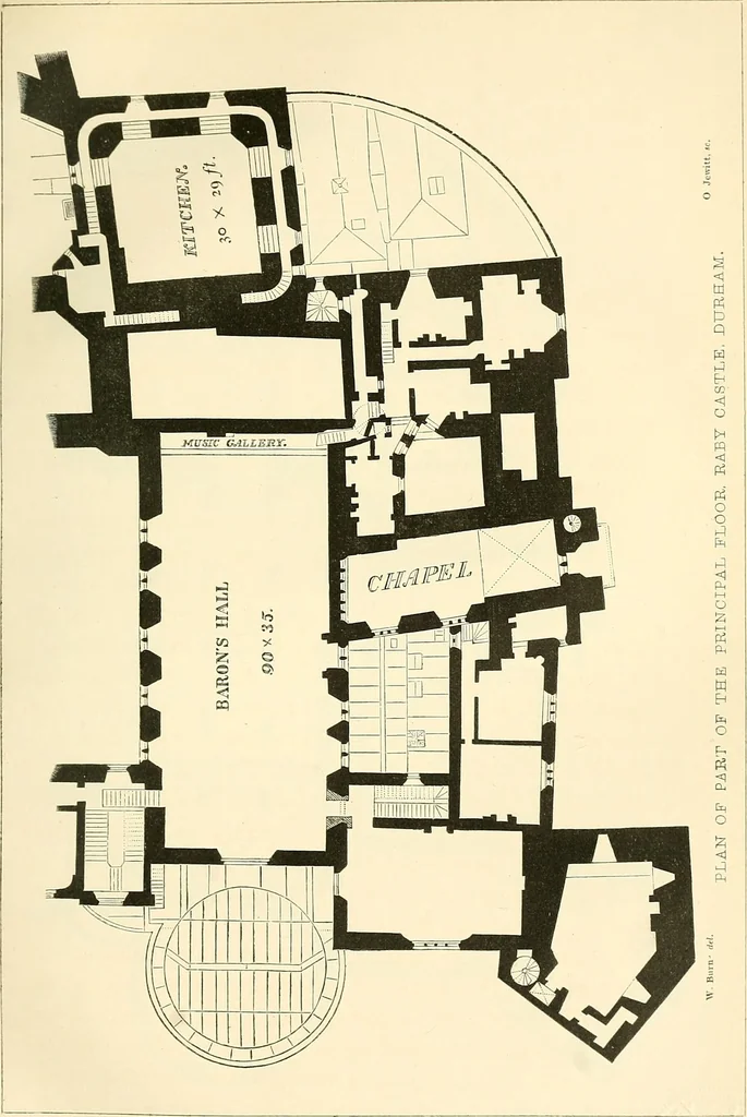 An illustration from Some account of domestic architecture in England from Edward I to Richard II, with notices of foreign examples and numerous illustrations of existing remains from original drawings, 1882, leaf 324