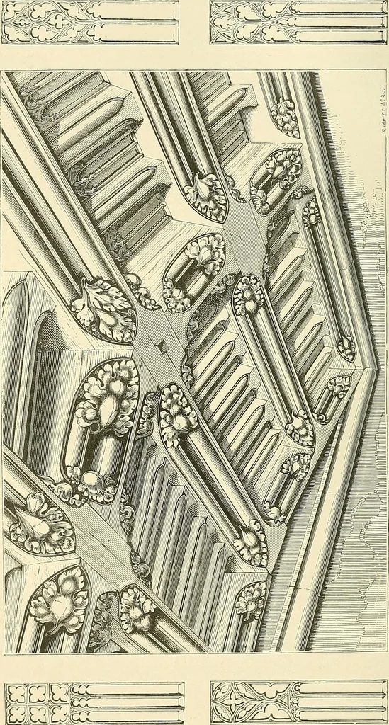 An illustration from Some account of domestic architecture in England from Edward I to Richard II, with notices of foreign examples and numerous illustrations of existing remains from original drawings, 1882, leaf 331