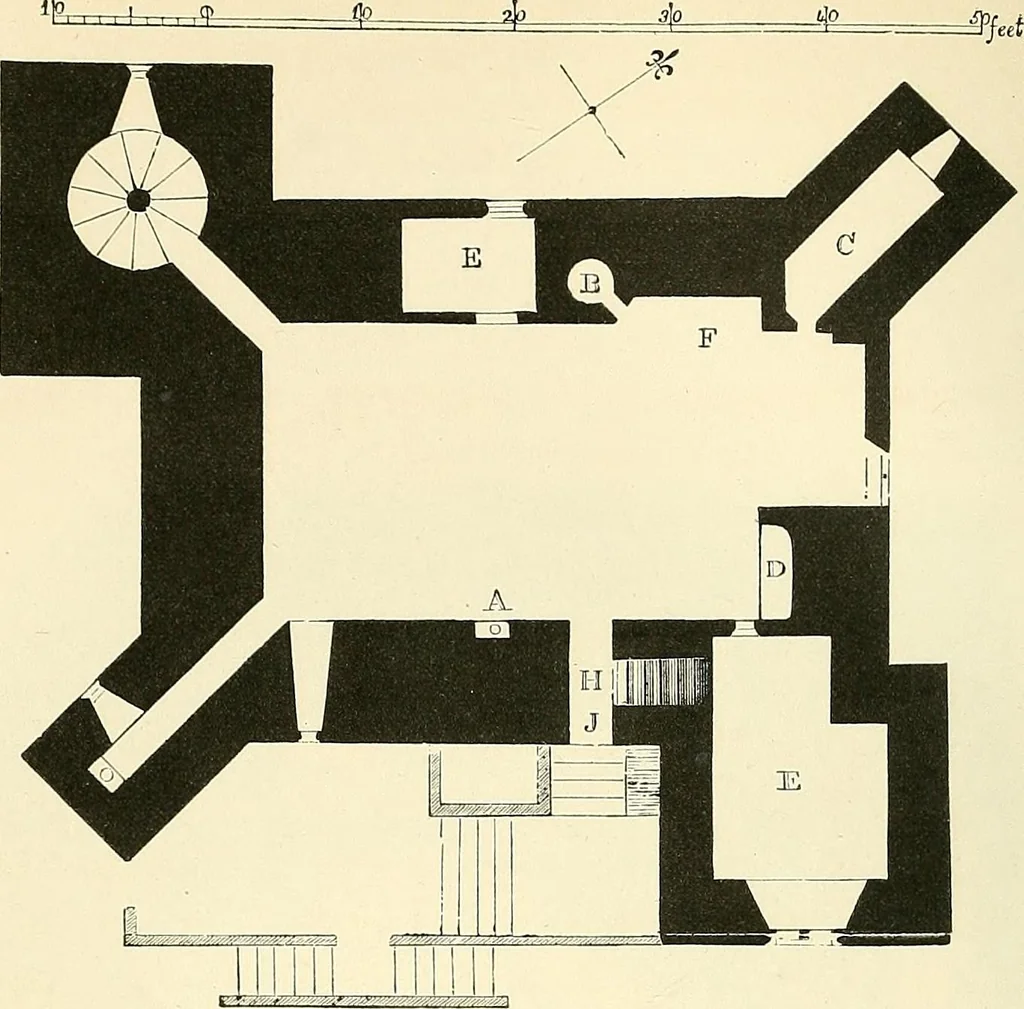 An illustration from Some account of domestic architecture in England from Edward I to Richard II, with notices of foreign examples and numerous illustrations of existing remains from original drawings, 1882, leaf 341