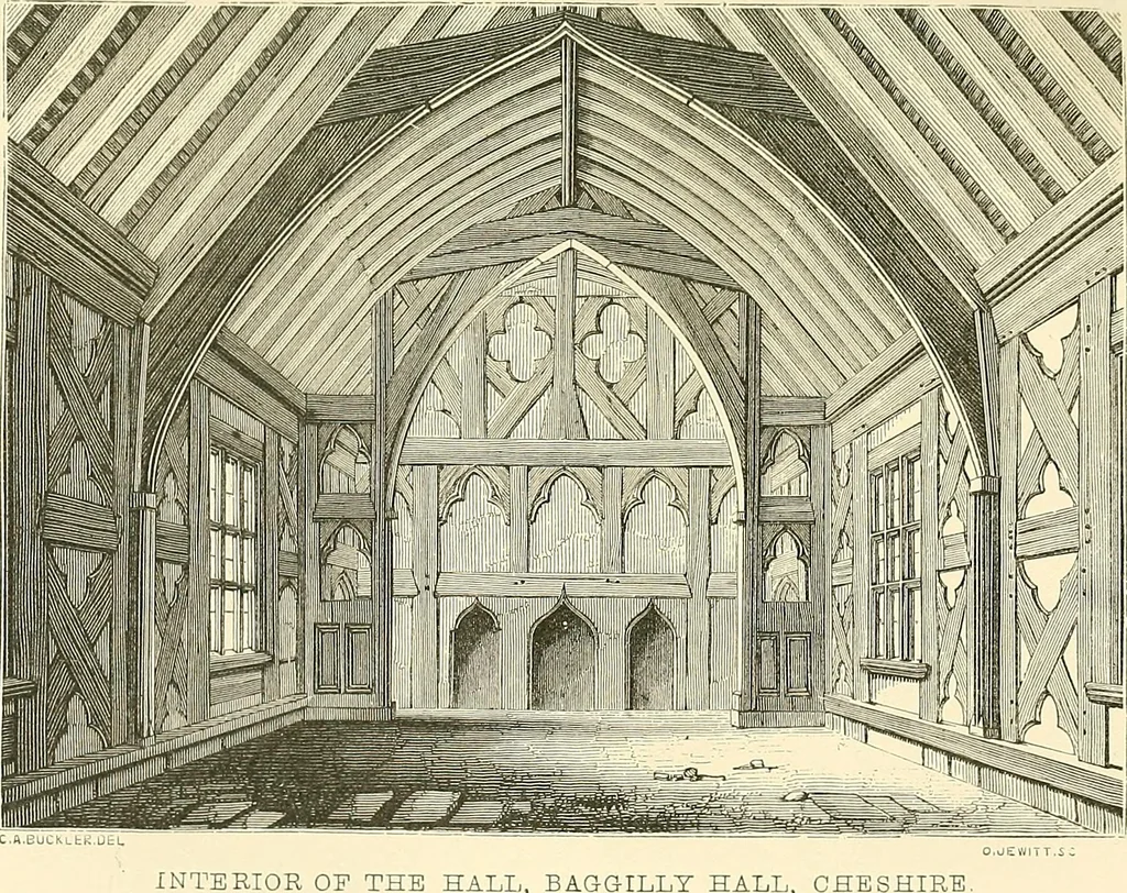 An illustration from Some account of domestic architecture in England from Edward I to Richard II, with notices of foreign examples and numerous illustrations of existing remains from original drawings, 1882, leaf 384
