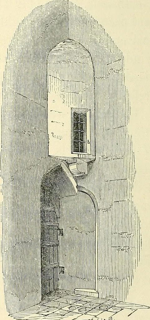 An illustration from Some account of domestic architecture in England from Edward I to Richard II, with notices of foreign examples and numerous illustrations of existing remains from original drawings, 1882, leaf 433