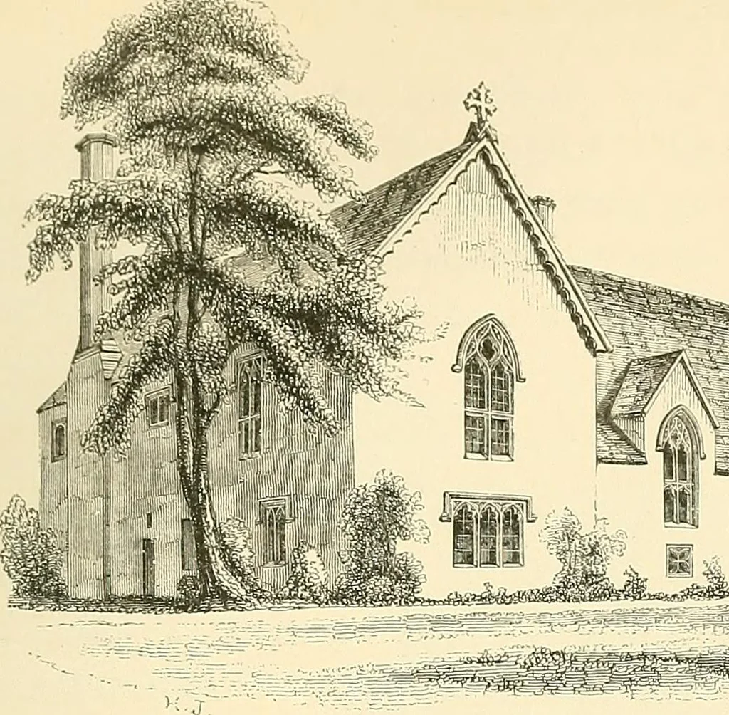 An illustration from Some account of domestic architecture in England from Edward I to Richard II, with notices of foreign examples and numerous illustrations of existing remains from original drawings, 1882, leaf 446