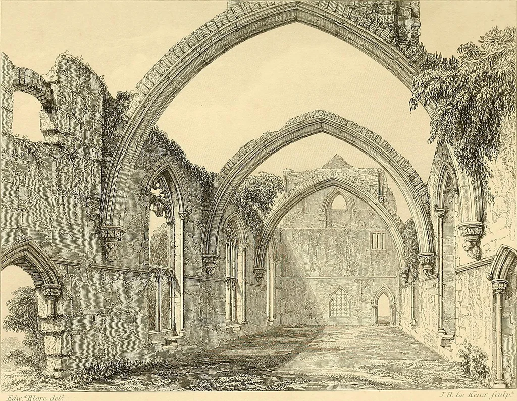 An illustration from Some account of domestic architecture in England from Edward I to Richard II, with notices of foreign examples and numerous illustrations of existing remains from original drawings, 1882, leaf 476