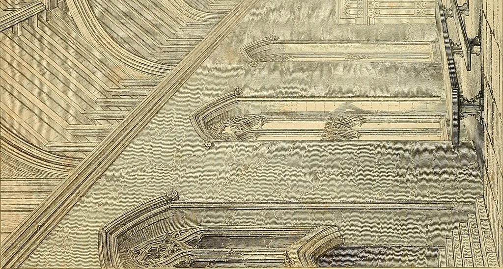An illustration from Some account of domestic architecture in England from Edward I to Richard II, with notices of foreign examples and numerous illustrations of existing remains from original drawings, 1882, leaf 5