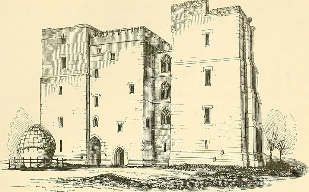 An illustration from Some account of domestic architecture in England from Edward I to Richard II, with notices of foreign examples and numerous illustrations of existing remains from original drawings, 1882, leaf 536